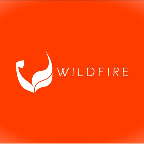 Create a capturing and epic logo for Wildfire