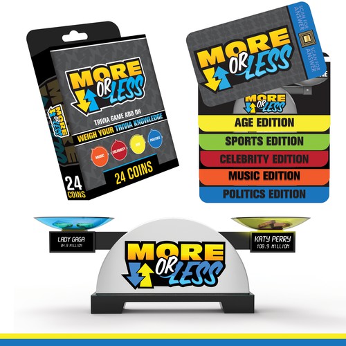 More or Less Card Game