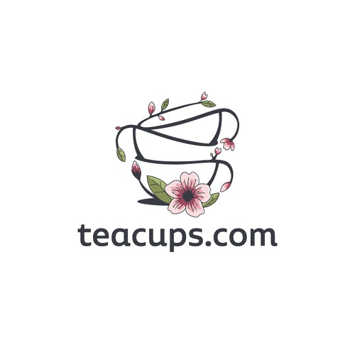 Logo for an e-commerce tea store