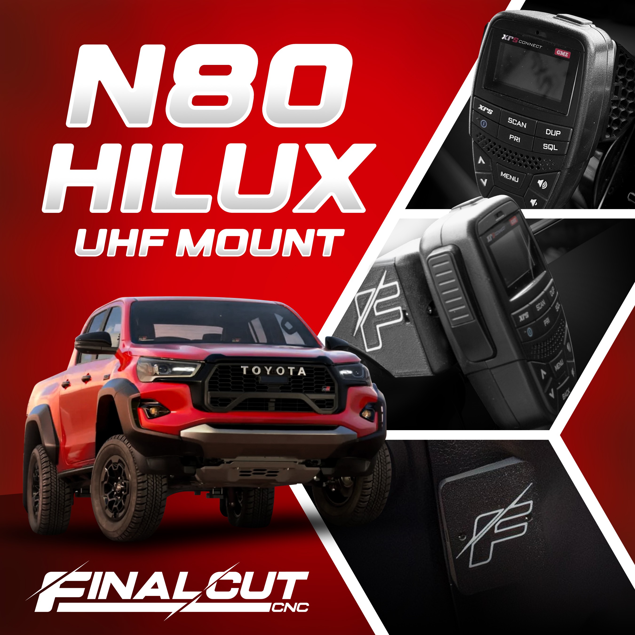 N80 Hilux UHF mount ad
