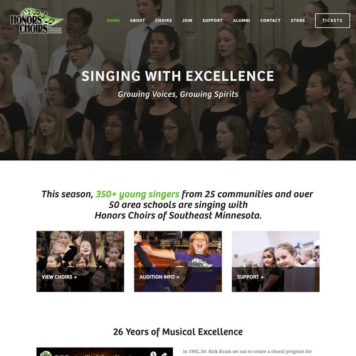 Honors Choirs of Southeast Minnesota Website