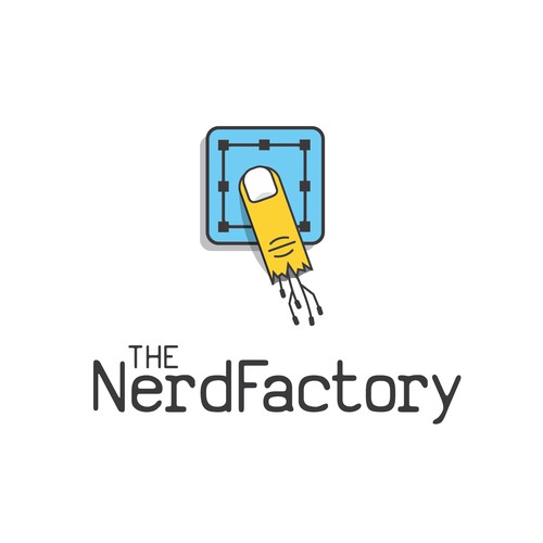 Who can create a not so obvious logo for The Nerd Factory?