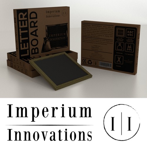 Packaging for Letter Board