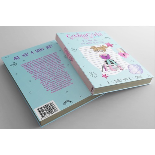 Geeky Girls Journal Book Cover Design