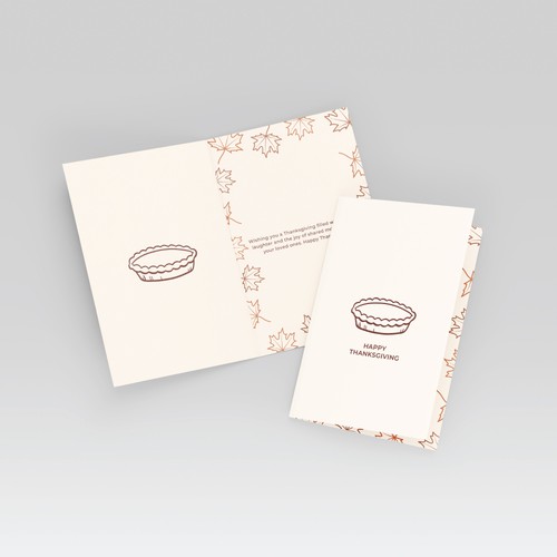 Thanksgiving Greeting Card to be sold on Amazon