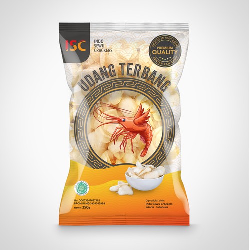 Flying Shrimp Transparent Packaging Design