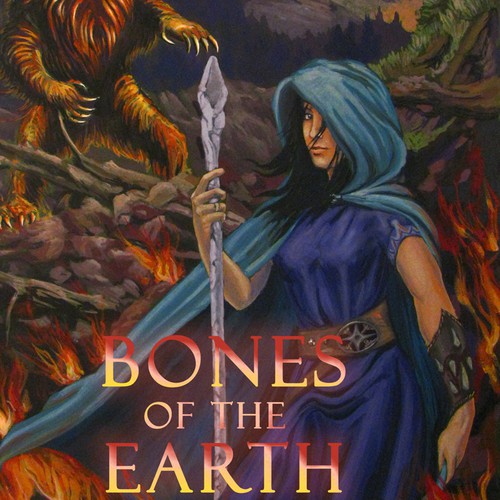 Design for a debut YA epic fantasy novel cover!