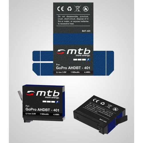 Product label for rechargable battery