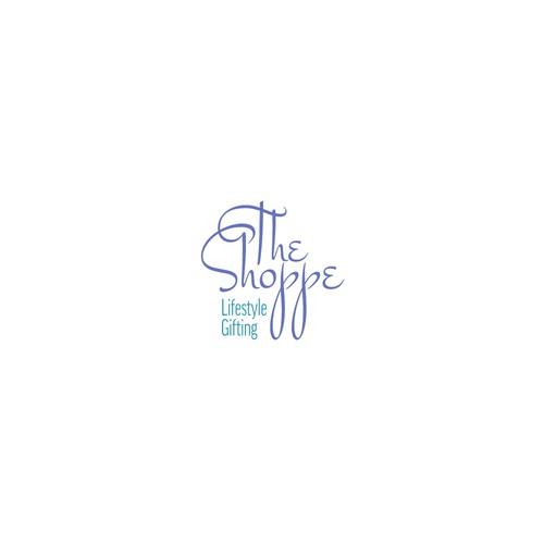 Concept for The Shoppe, an upscale gift boutique