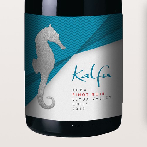 Seahorse Wine Label