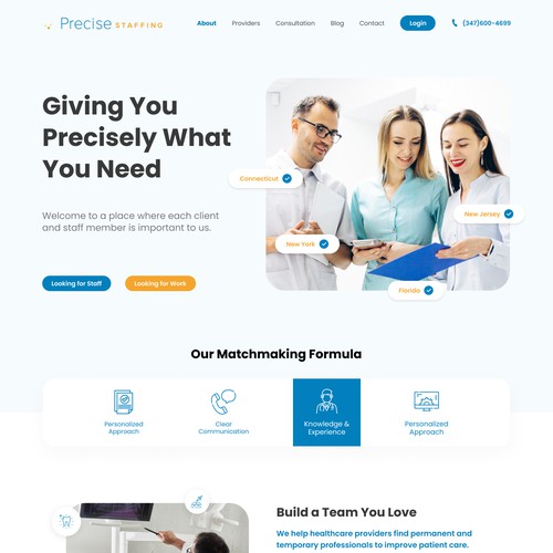Landing Page for Dentistry Consulting