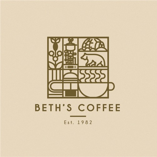 Beth's Coffee - Logo Design