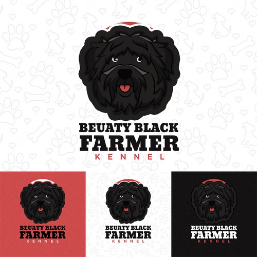 Black dogs farmer