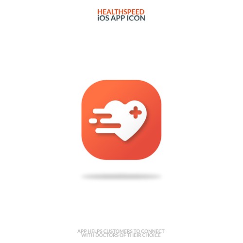 An App icon Designed For HealthSpeed App