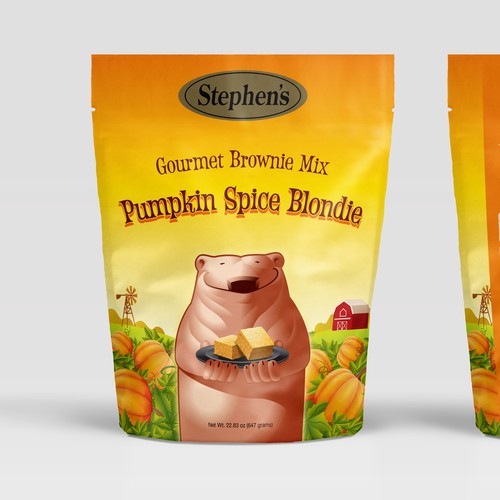 Stand-Up Pouch Design for Baking Mix