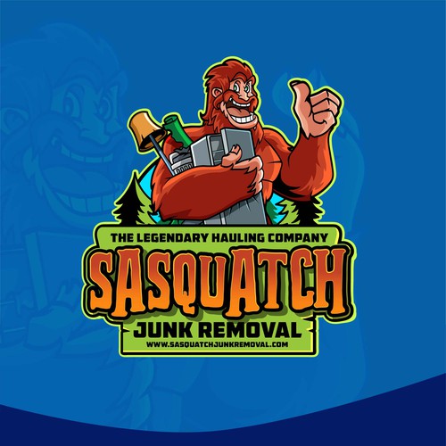 SASQUATCH! Design a fun Junk Removal logo for an expanding company!