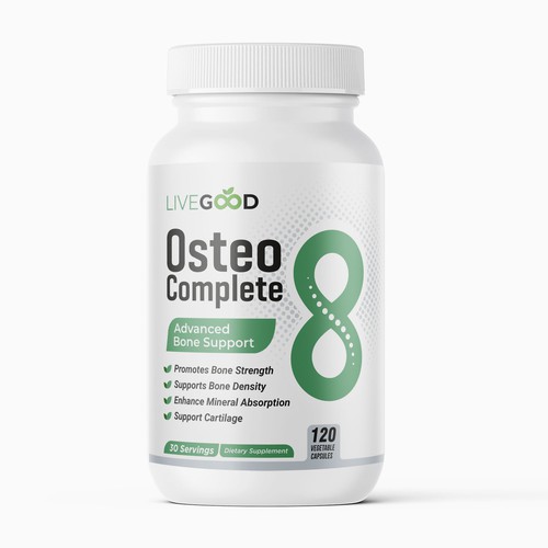 Sleek and Minimalist design for LIVEGOOD OSTEO COMPLETE
