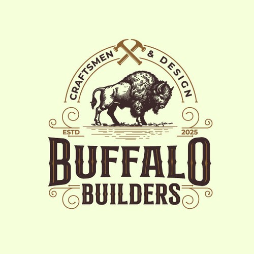 Buffalo Builders logo design