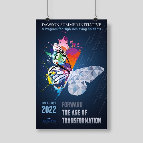 DSI 2022 - Forward: The Age of Transformation poster design