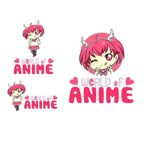 Chibi Logo to World of Anime