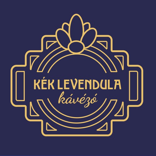Kék Levendula vintage kávézó