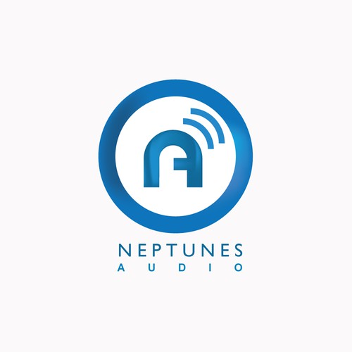 Elegant Logo for Neptunes Audio bluetooth headphones