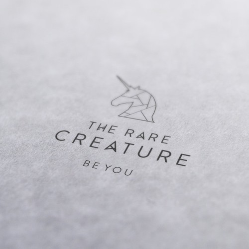 logo concept for the rare creature