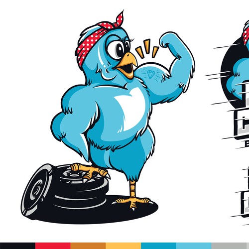 Illustration for Megsquats Buff Chick Barbell Club