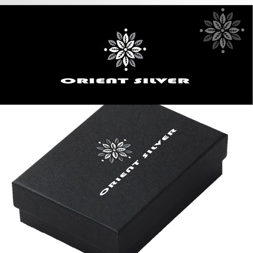 Create a new logo for a silver jewelry store Orient Silver