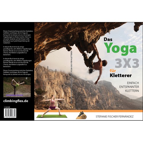 New trend: Yoga for Climbers. Get involved by creating a powerful book cover.