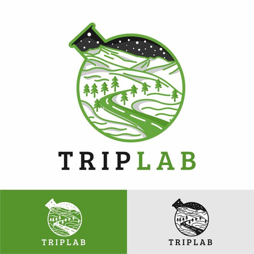 Trip Lab Logo Desain