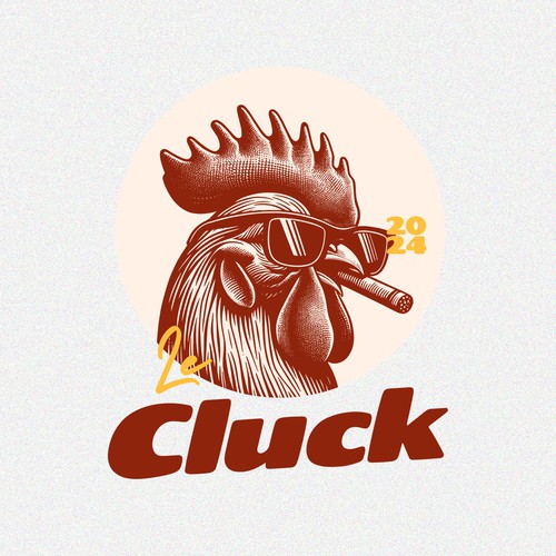 Rooster Logo Vintage Concept