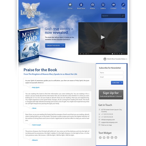 Create the next website design for Dedicated Lightworker Press