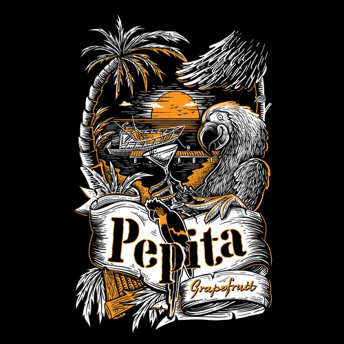 t-shirt design for Pepita