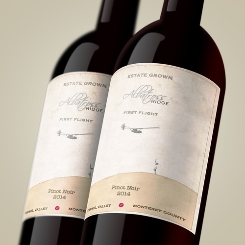 Wine label - Albatross Ridge First Flight
