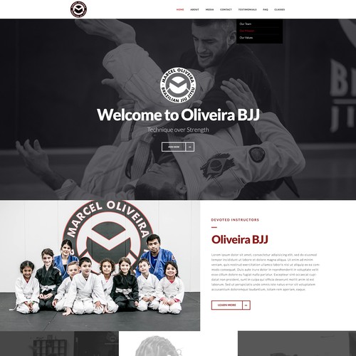 Fresh new site for Oliveira BJJ