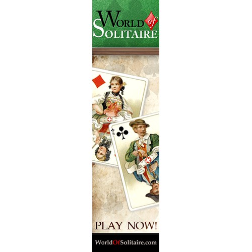 World of Solitaire - ad banner 