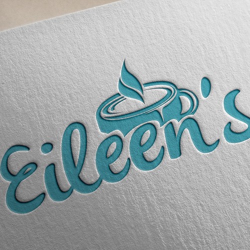 nique quirky logo for Eileen's cafe