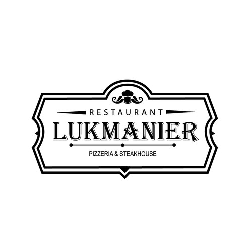 Logo Concept Lukmanier Restaurant pzzeria & steakhouse.