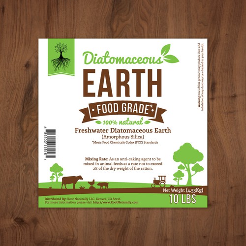 Label for natural product line (for Root Naturally.com)