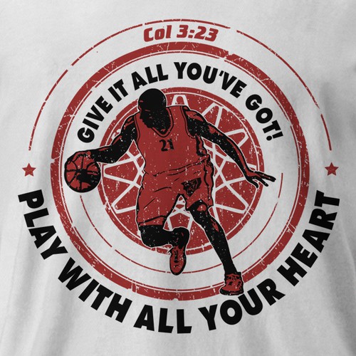 Christian Themed Basketball Shirt for 320 Collection