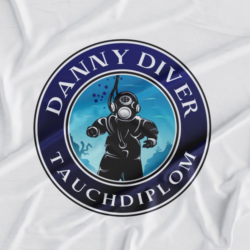 Logo for diving old helmet