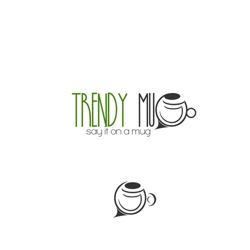 Logo for trendy mug