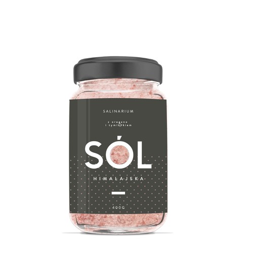 Label for Himalayan pink salt