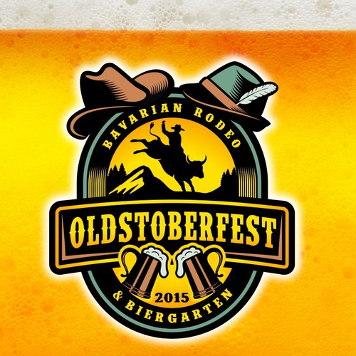 Create a logo for a 'Bavarian Rodeo' event