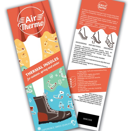 Thermal Insoles for men and women between 18 - 80.