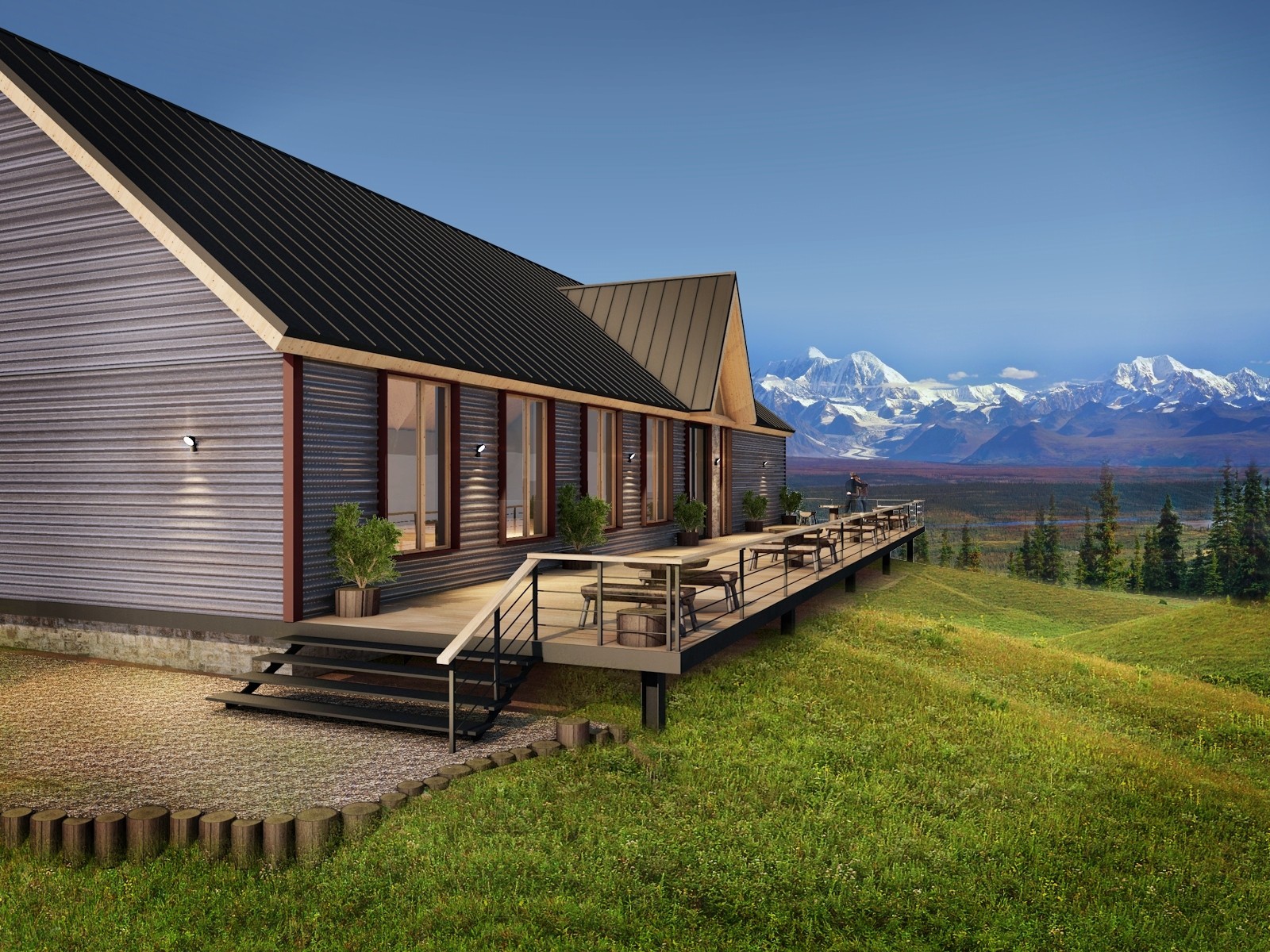 Alaskan venue with a view