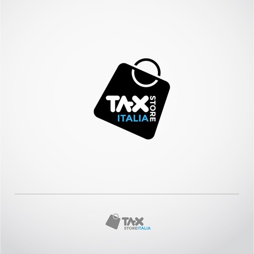 Logo design for The first italian tax store accounting 