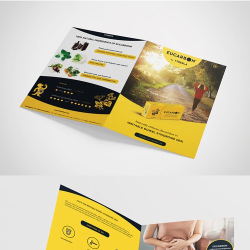 Brochure for a plant-based medical product