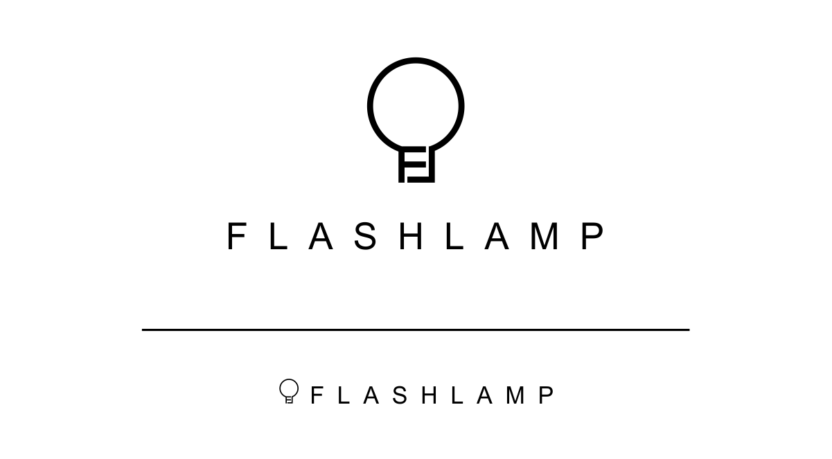 Create a logo for a new company that is re-imagining the table lamp